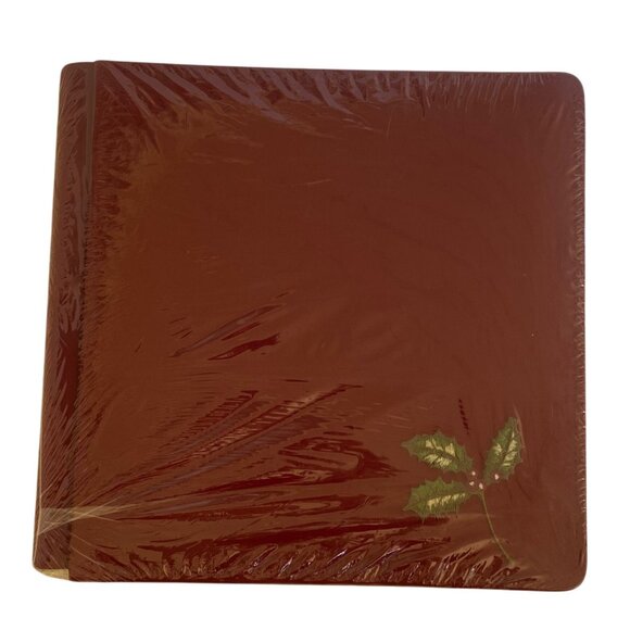 Set 2 Creative Memories Holly Leaf Christmas Premiere Scrapbook Albums 12x12 - Picture 10 of 11